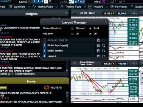 Trade with multiple layouts